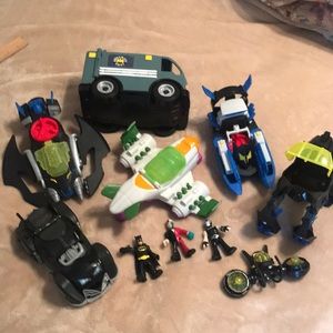 Mattel DCComics 10 pieces used